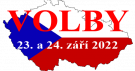 obrazek ČR s nápisem Volby a konáním voleb